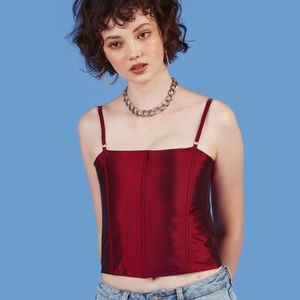 Unif Red Corset Top❤️